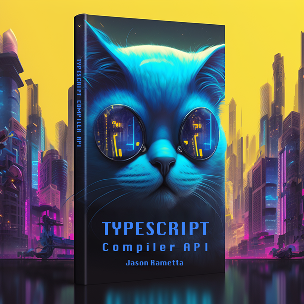 book cover - the typescript compiler api by jason rametta